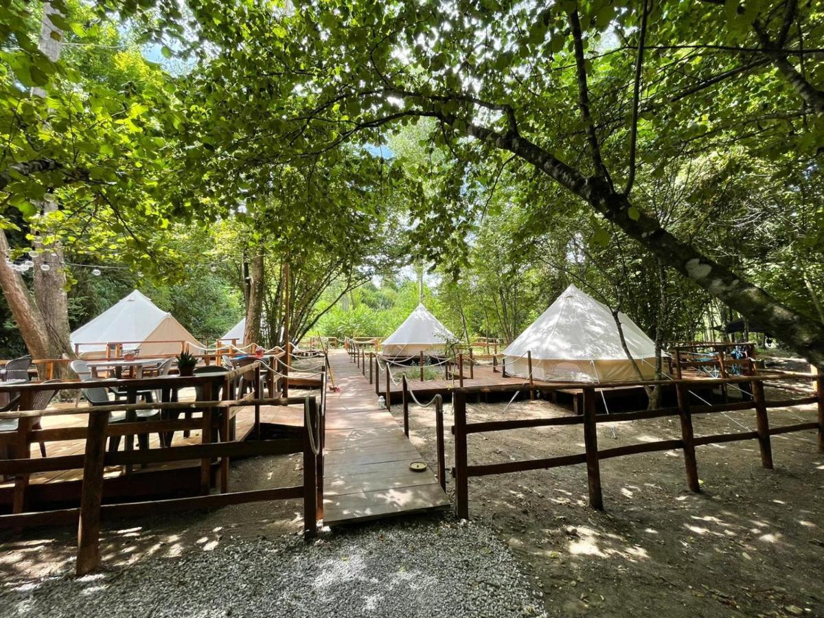 River Tribe Glamping Laino Borgo Exterior photo