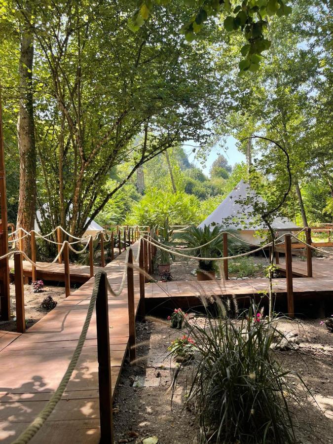 River Tribe Glamping Laino Borgo Exterior photo